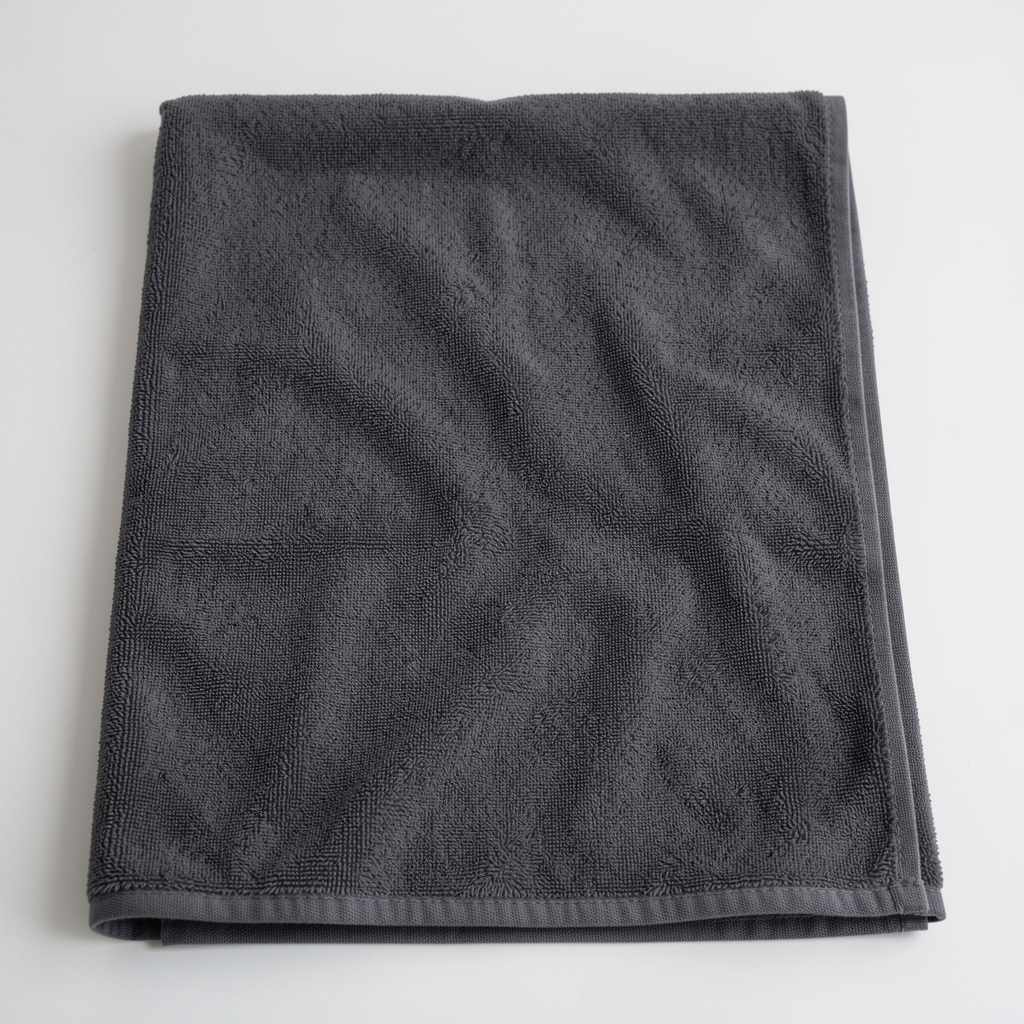 Antibakteriyel mikrofiber paspas, koyu gri, 60x100 cm, büyük boy, hızlı kuruyan